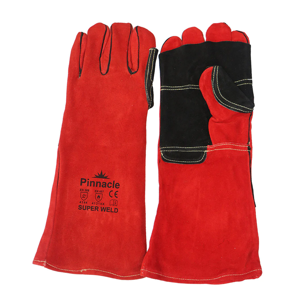 SUPERWELD Red welding glove